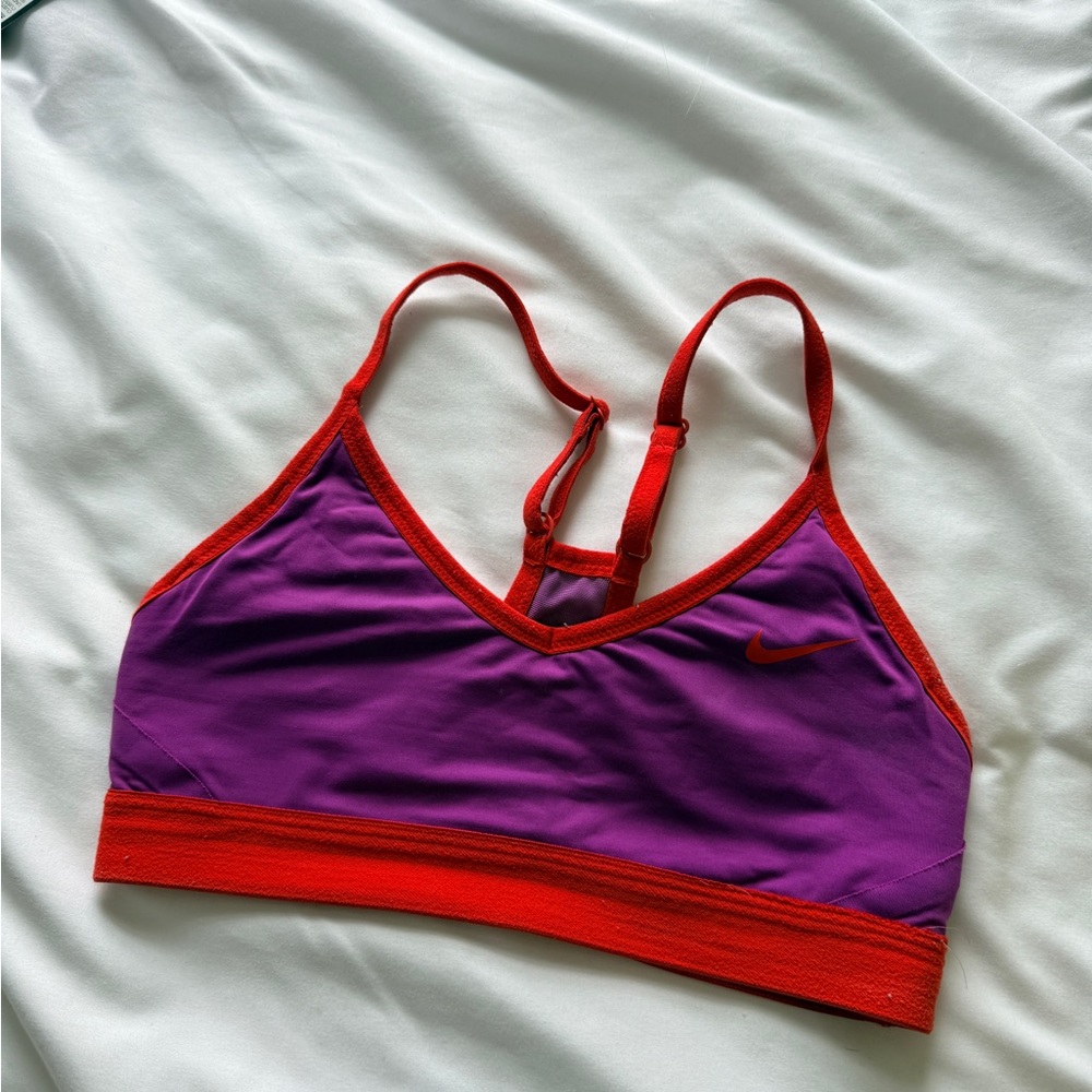 Nike Purple & Red Sports Bra women’s XS